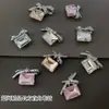 Rectangular de Ángulo Recto Apilado Joyería de Diamantes para Uñas Celebridad de Internet Super Brillante Bola de Diamante de Cristal Joyería de Diamantes Apilados para Uñas Decoración de Diamantes para Uñas