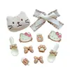Acessórios para Sapatos DIY Gato Peixe Fofo Joias de Resina Acessórios Capa de Celular Furo de Grampo Material para Sapatos Atacado