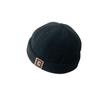 Gorra infantil sin visera de pico primavera y otoño sombrero para niño de 1 a 3 años sombrero de melón sombrero de bebé casero sombrero yuppie para niña