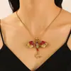 Collar de Dragón Gótico Retro Oscuro para Mujer Estilo Europeo y Americano ins Creativo Cadena Clavicular con Forma de Dragón Transfronterizo Cadena de Cuello Zodiacal Marea
