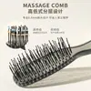 Peine Esponjoso Antiestático para Mujer, Doble Uso para Cabello Seco y Húmedo, Peine Mágico de Capas, Peine Masajeador del Cuero Cabelludo, Peine Alisador del Cabello