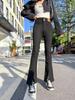 Moda Feminina Jeans Flare Boca de Sino Slim Fit Rasgado Denim Cintura Alta Stretch Emagrecedor Levemente Flare Estilo Novo Primavera/Verão 2026