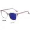 Nuevas Gafas Fotocromáticas de Lente Plana para Mujer, Sensación de Alta Gama, Ojo de Gato, Bloqueo de Luz Azul, Protección Ocular para Computadora, Gafas de Sol para Exteriores