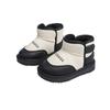 Botas de Neve para Meninas Inverno 2025 Novo Estilo Coreano Sapatos de Algodão Espessados Forrados com Fleece para Crianças I Sapatos para Meninos Pequenos Botas Curtas