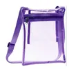 En stock Bolsas Cruzadas Transparentes al por Mayor con Bolsillo Interior y Correa de Hombro Ajustable Bolsa para Eventos Deportivos Festivales de Música Estadios