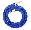 Lanyard para Poste de Barrera, Cuerda de 1.0m para Barrera de Fila, Cuerda de Terciopelo Roja, Valla de Advertencia de Aislamiento, Cuerda de Terciopelo para Poste de Barrera