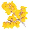 Planta Artificial Árbol Banyan Ramas Interiores Ramas Falsas Hojas de Plástico de Colores Banyan Accesorios Paisaje Artificial de Moda