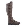 Ebay comercio exterior talla grande botas largas europeas y americanas para mujer 40-43 hebilla de cinturón tacón plano botas altas wish comercio exterior