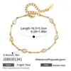 Jieding Pulsera de Acero Inoxidable Zirconia Europea y Americana con Cuentas Joyería de Lujo Ligero de Nicho Joyería de Acero de Titanio que No se Desvanece Venta al por Mayor Transfronteriza