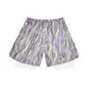 Shorts Holgados de Secado Rápido Estilo Americano para Hombre de Verano, Shorts Transpirables de Secado Rápido con Estampado de Hojas para Adolescentes, Shorts para Hombre