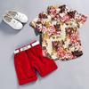 Camisa de Manga Corta de Verano para Niños 2024 Nueva Ropa para Niños Camisa Floral para Bebé Estilo Coreano Ropa de Verano para Niños Camisa para Niños