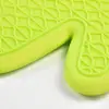 Nove unidades em estoque luvas de silicone onduladas para isolamento doméstico luvas para forno de micro-ondas