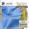 Cetim de seda fosco para casa Roupas Cheongsam Tecido francês Retro Vestido Feminino Tecido Poliéster