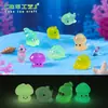 Micro-Paisaje Creativo Luminoso Animales Marinos Cangrejo Ermitaño Caballo Marino Pequeño Lindo Accesorios Decorativos DIY Pequeños Adornos