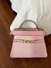 Bolsa Yuezi Versión Coreana 2026 Nueva Moda Bolso de Mujer Simple Bolso de Mano Kelly Bolso Cruzado de Mano Hombro Bolso de Acordeón