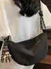 Verano 2025 Nuevo Estilo Coreano Casual Calle Personalidad Bolso de Hombro Estudiante Universitario Simple Moda Empanadilla Bandolera