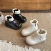 Botas de Princesa para Niñas 2026 Otoño/Invierno Nuevas Dulces Frescas Forradas de Felpa Suela Suave Botas Martin Estilo Coreano Cálidas Botas para Bebé
