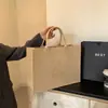 Bolsa Tote de Feltro Novo Estilo, Grande Capacidade, Durável, Bolsa de Mão Versátil de Feltro