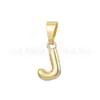 Amazon Explosions Pingente de Letra Mini Bolha Banhado a Ouro 18K Personalidade DIY Colar de 26 Letras Inglesas