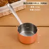 Taza de salsa de acero inoxidable 304 con asa, plato de salsa para bistec estilo occidental, tazón pequeño para salsa para mojar, con plato para vinagre, recipiente para salsa para mojar