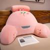 Almofada Macia de Cabeceira em Látex de Seda Gelo Encosto Almofada de Cintura para Sofá Cama de Dormitório Almofada Preguiçosa para Leitura e Jogar no Celular