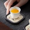 Posavasos absorbente al por mayor Estilo nacional Nuevo Chino retro Juego de té kung fu Soporte para taza de té de secado rápido Posavasos aislante para mesa de té