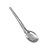 Colher de Aço Inoxidável Colher Doméstica para Comer Colher de Chá Colher de Sopa de Fundo Plano Colher de Sobremesa Talheres de Restaurante Hotel Colher de Sopa Infantil
