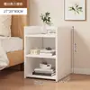 Mesita de Noche Pequeña para el Hogar Simple Moderna Estante de Almacenamiento para Mesita de Noche Armario de Almacenamiento con Cerradura Armario de Almacenamiento para Dormitorio de Alquiler