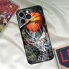 Capa para Celular Apple 17 com Design de Basquete em Chamas, Capa Macia para iPhone 15 14 13 12 11 Pro Max