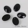 50 Accesorios de Joyería de Materiales DIY Redondos Poligonales Acrílico Cosido a Mano Diamante Agujero Doble Planos Base Diamante Acrílico Caliente
