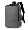 Mochila de negocios personalizable con logo para hombre, bolsa de equipaje expandible de gran capacidad para viajes, adecuada para viajes de negocios, desplazamientos diarios y uso casual, también adecuada como bolsa para portátil