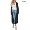 AliExpress wish Amazon eBay Transfronterizo Europeo y Americano Color Sólido Bolsillo Grande Cárdigan Simple Manga Larga Abrigo Chaqueta