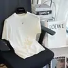 Primavera/Verão 2026 Novo Elegante Casual para o Trabalho Gola Redonda Manga Curta Tricô Camiseta Top Roupa Íntima H060511