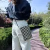Bolso de Hombro Colorido Macaron Bolso para Teléfono Móvil 2026 Nuevo Estilo Bolso Tejido a Mano Estilo Coreano Bolso Cruzado de Nicho Billetera