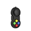 Alça colorida de descompressão Cubo de descompressão Fidget Pad brinquedos de alívio de ansiedade descompressão exclusivo transfronteiriço