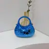 2026 Nova Moda Transfronteiriça Mini Bolsa Bolsa Crescente Acrílica Boca Envelope Vermelho Porta-moedas Bolsa Transversal Infantil