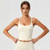 Sujetador deportivo para mujer para yoga, con hermoso diseño en la espalda, corte cruzado, con almohadillas en el pecho, alta elasticidad, no se deforma, absorbe la humedad, adecuado para correr y fitness, se puede usar como prenda exterior