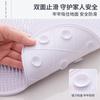 Alfombra Antideslizante de PVC para Baño Ducha Niños Baño Inodoro Alfombrilla Antideslizante para Pies Alfombra Impermeable para Suelo de Baño para el Hogar