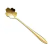 Cuchara de Acero Inoxidable para Café con Forma de Flor Cuchara Mezcladora para Taza Cuchara Creativa de Rosa Recuerdo de Boda Venta al por Mayor