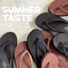 Nuevas chanclas de tacón medio para mujer para uso diario al aire libre en verano, antideslizantes, a la moda para viajes y playa