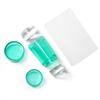 Juego completo de sellos de silicona para uñas, herramienta de transferencia de arte de uñas con impresión de doble cabezal, raspador de sello transparente para uñas francesas