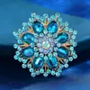Nueva Moda Francesa Exquisito Broche de Girasol Artesanía Pesada Temperamento Elegante Broche para Mujer Accesorios de Vestimenta Venta al por Mayor