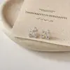 Exquisitos, de Nicho, Personalizados, Pendientes de Cereza Incrustados de Diamantes de Alta Gama, Pequeños y Elegantes, Pendientes Versátiles para Fiestas
