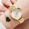 Explosiones transfronterizas fabricantes directo regalo moda relojes de pulsera de acero para mujer relojes de cuarzo para mujer venta al por mayor relojes para mujer comercio exterior