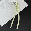 Llavero de Cuerda Trenzada de Cuero PU Avanzado Colgante Creativo Todo-partido para Bolso Cadena Trenzada Hecha a Mano DIY Accesorios Colgantes