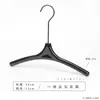 Cabides de Acrílico Preto para Lojas de Roupas Infantis, Logotipo Personalizado no Atacado para Lojas de Roupas, Cabides para Calças