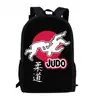Mochila escolar JUDO JUDO taekwondo 141617 pulgadas Escuela Primaria jardín de infantes mochila de hombro una generación de sistema