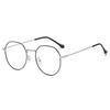 Nuevo armazón de gafas irregular para mujer, moderno, liso, de metal, para hombre, a la moda, retro, que cambia de color, comercio exterior