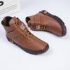 Botas de invierno 2024 de talla grande con cabeza redonda, con encaje, planas, de felpa, cálidas y de moda para mujer, de comercio exterior transfronterizo