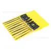 Herramientas de Limado de Acero para Rodamientos con Mango Bicolor Amarillo y Negro, Juego de Limas Variadas, Venta Caliente Transfronteriza de Juegos de 5 Piezas, 6 Piezas, 10 Piezas